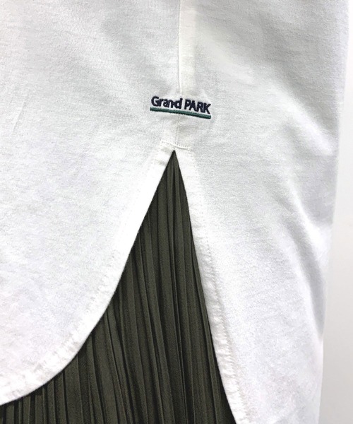 Grand PARK（グランドパーク）の「長袖ラウンドカットソー（Tシャツ/カットソー・レディース・ホワイト・FREE）」の6枚目の写真