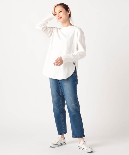 Grand PARK（グランドパーク）の「長袖ラウンドカットソー（Tシャツ/カットソー・レディース・ホワイト・FREE）」の8枚目の写真