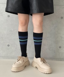 fredy emue | 厚底レースアップローファー(ローファー)