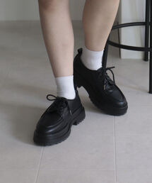 fredy emue | 厚底レースアップローファー(ローファー)