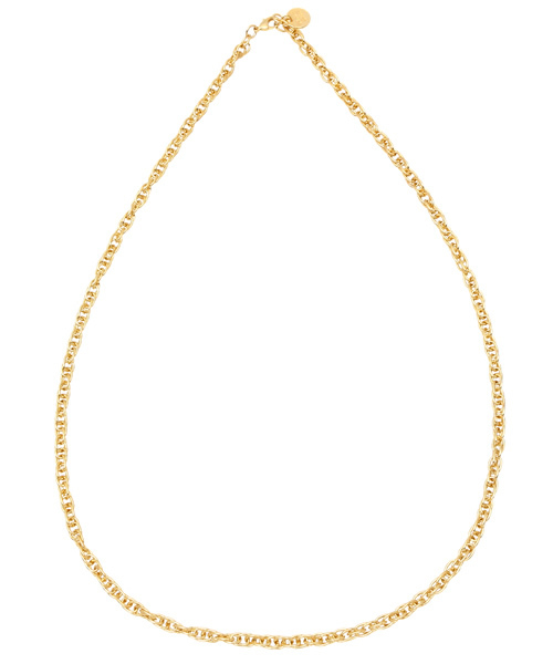 DOUBLE STEAL（ダブルスティール）の「Double Chain Necklace（ネックレス・メンズ・ゴールド/ゴールド系その他/シルバー/ブラック・フリー）」の3枚目の写真