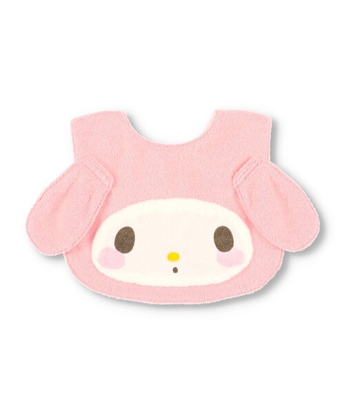 sanrio(サンリオ)の「【サンリオベビー】キャラクターパイルスタイ(スタイ/よだれかけ・キッズ・オフホワイト/ピンク/イエロー/アイボリー・FREE)」の4枚目の写真