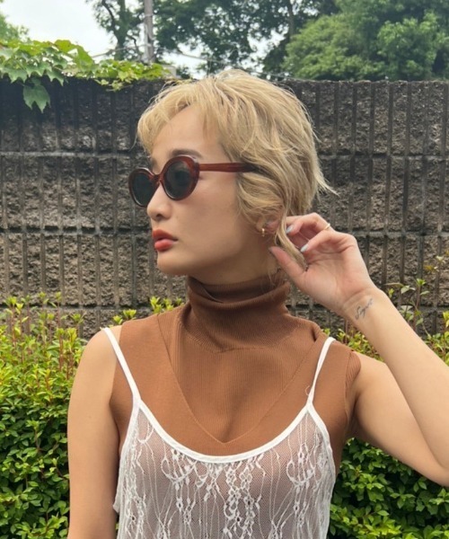 AMAIL(アマイル)の「Nyanyanya sunglasses(サングラス・レディース・ブラック/ブラウン・FREE)」の1枚目の写真