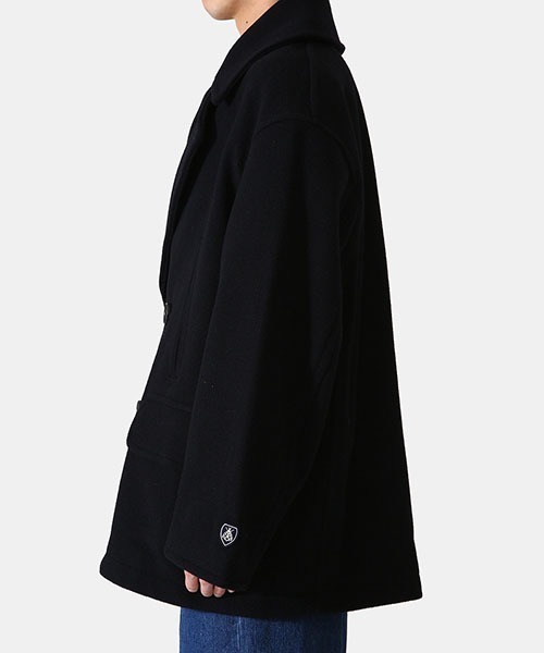 ORCIVAL（オーシバル）の「ORCIVAL / オーシバル：SHORT P-COAT：OR-A0083NLM[STD]（ピーコート・メンズ・グリーン系その他/ブルー系その他・4/5）」の14枚目の写真