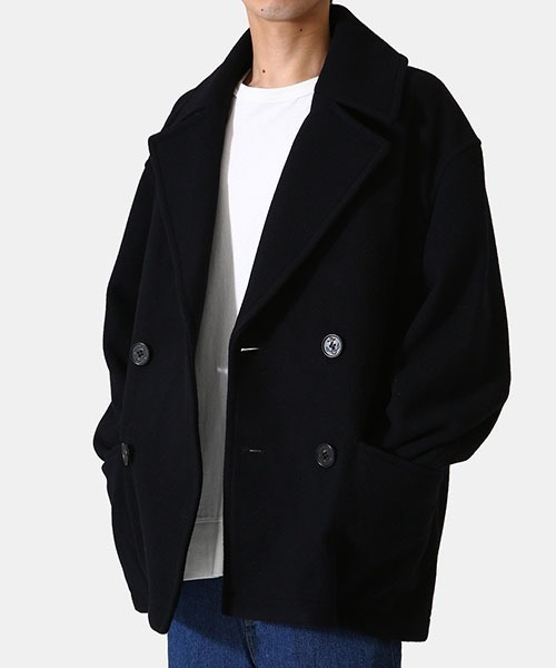 ORCIVAL（オーシバル）の「ORCIVAL / オーシバル：SHORT P-COAT：OR-A0083NLM[STD]（ピーコート・メンズ・グリーン系その他/ブルー系その他・4/5）」の16枚目の写真