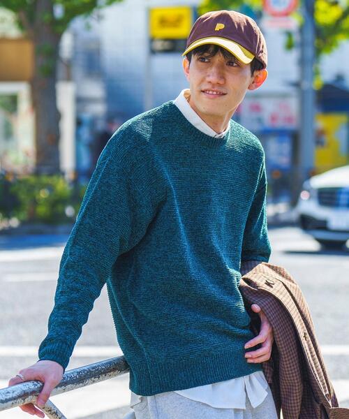 coen（コーエン）の「[洗える]ポリモールニットクルーネック（ニット/セーター・メンズ・ブラック/モカ/ワイン/ダークグリーン・XL/M/S/L）」の8枚目の写真