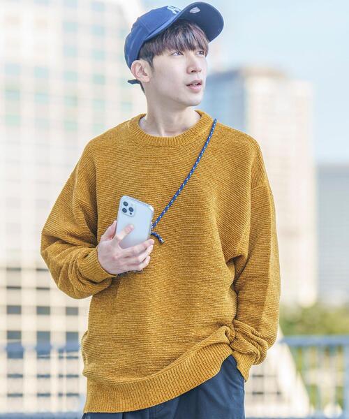 coen（コーエン）の「[洗える]ポリモールニットクルーネック（ニット/セーター・メンズ・ブラック/モカ/ワイン/ダークグリーン・XL/M/S/L）」の10枚目の写真