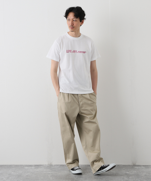 JOURNAL STANDARD（ジャーナルスタンダード）の「COLIN SUSSINGHAM Wild Flower Tee（Tシャツ/カットソー・メンズ・ホワイト・MEDIUM/LARGE/X-LARGE）」の2枚目の写真