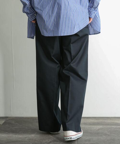 SENSE OF PLACE by URBAN RESEARCH（センスオブプレイスバイアーバンリサーチ）の「センタープレスストレートタックチノパンツ（その他パンツ・メンズ・ブラック/ライトベージュ・MEDIUM/LARGE）」の9枚目の写真