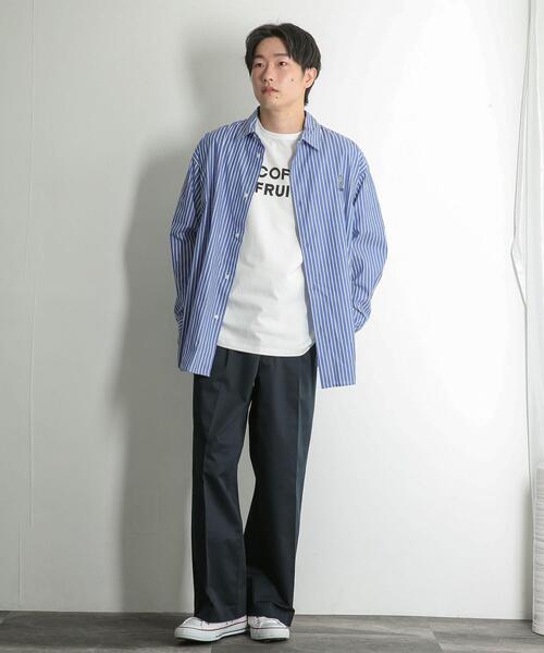 SENSE OF PLACE by URBAN RESEARCH（センスオブプレイスバイアーバンリサーチ）の「センタープレスストレートタックチノパンツ（その他パンツ・メンズ・ブラック/ライトベージュ・MEDIUM/LARGE）」の10枚目の写真