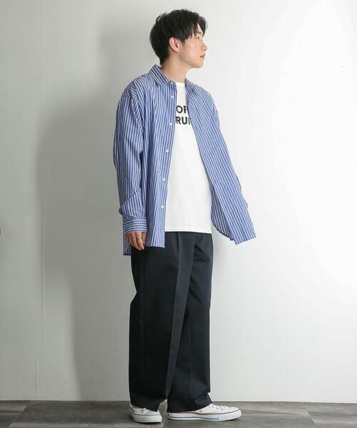 SENSE OF PLACE by URBAN RESEARCH（センスオブプレイスバイアーバンリサーチ）の「センタープレスストレートタックチノパンツ（その他パンツ・メンズ・ブラック/ライトベージュ・MEDIUM/LARGE）」の12枚目の写真