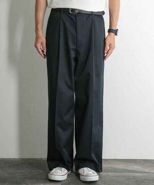 SENSE OF PLACE by URBAN RESEARCH（センスオブプレイスバイアーバンリサーチ）の「センタープレスストレートタックチノパンツ（その他パンツ・メンズ・ブラック/ライトベージュ・MEDIUM/LARGE）」の13枚目の写真