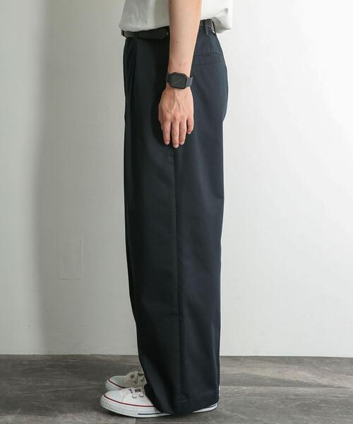 SENSE OF PLACE by URBAN RESEARCH（センスオブプレイスバイアーバンリサーチ）の「センタープレスストレートタックチノパンツ（その他パンツ・メンズ・ブラック/ライトベージュ・MEDIUM/LARGE）」の14枚目の写真