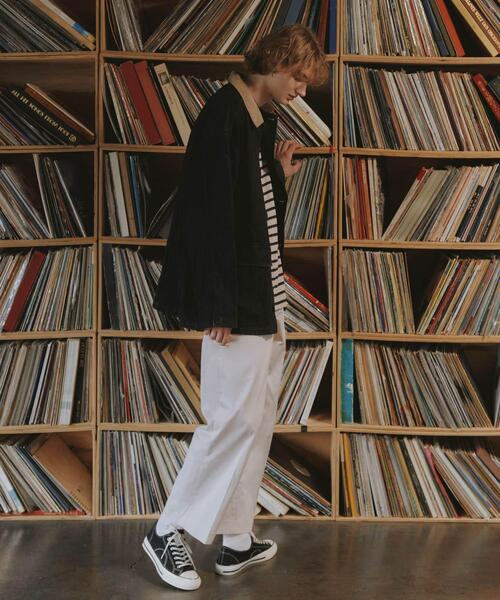 SENSE OF PLACE by URBAN RESEARCH（センスオブプレイスバイアーバンリサーチ）の「センタープレスストレートタックチノパンツ（その他パンツ・メンズ・ブラック/ライトベージュ・MEDIUM/LARGE）」の20枚目の写真