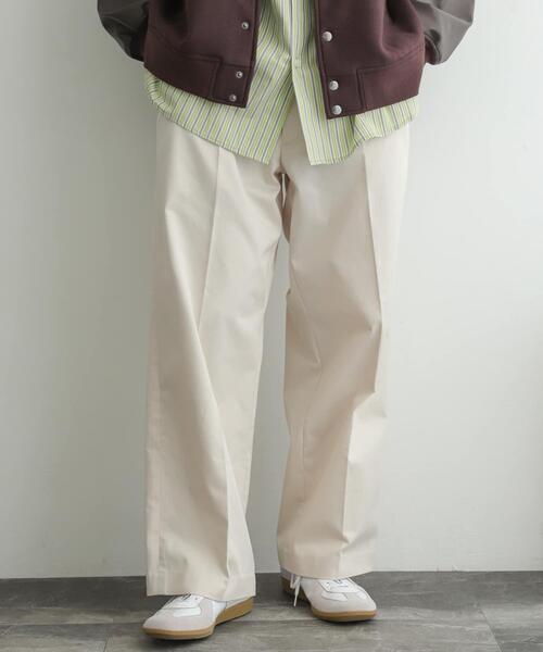 SENSE OF PLACE by URBAN RESEARCH（センスオブプレイスバイアーバンリサーチ）の「センタープレスストレートタックチノパンツ（その他パンツ・メンズ・ブラック/ライトベージュ・MEDIUM/LARGE）」の21枚目の写真