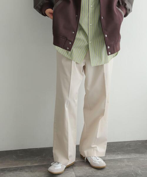 SENSE OF PLACE by URBAN RESEARCH（センスオブプレイスバイアーバンリサーチ）の「センタープレスストレートタックチノパンツ（その他パンツ・メンズ・ブラック/ライトベージュ・MEDIUM/LARGE）」の22枚目の写真