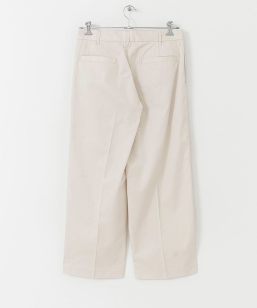 SENSE OF PLACE by URBAN RESEARCH（センスオブプレイスバイアーバンリサーチ）の「センタープレスストレートタックチノパンツ（その他パンツ・メンズ・ブラック/ライトベージュ・MEDIUM/LARGE）」の7枚目の写真