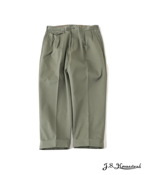 ジャーナルスタンダードホームステッドワイドテーパードチノパンツ JOURNAL STANDARD J.S HOMESTEAD チノパン J.S.Homestead / WIDE