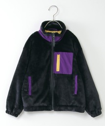 ikka（イッカ）の「ボアフリースジャケット（120~160cm）（ブルゾン・キッズ）」