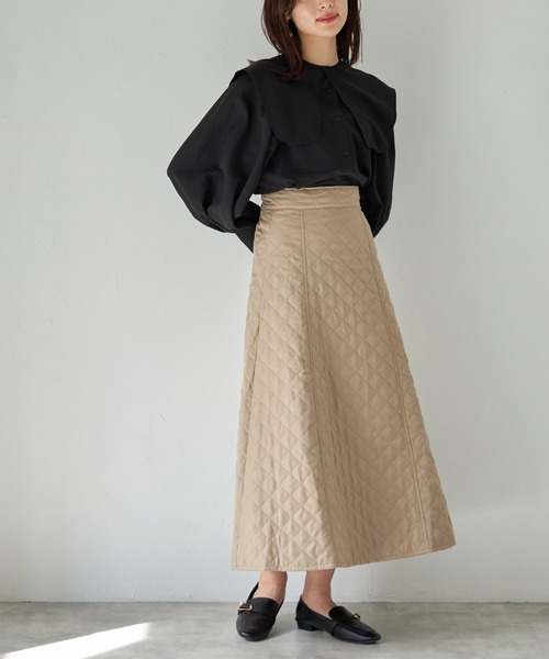 tocco closet(トッコ クローゼット)の「【ZOZO限定】取り外し可能なビックカラー付きボリュームスリーブブラウス(シャツ/ブラウス・レディース・オフホワイト/ライトグレー/ブラック・M)」の18枚目の写真