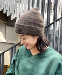 CANAL JEAN | El mar(エルマール) アンゴラニットCAP(ニットキャップ/ビーニー)