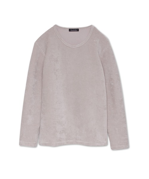 TORNADO MART（トルネードマート）の「TORNADO MART∴リップルパイルジャージークルーネックカットソー（Tシャツ/カットソー・メンズ・グレー/オレンジ系その他/ブラック・M/LL/L）」の18枚目の写真