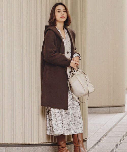 【未着用品】23区 フード付ウールコート キャメル 36サイズ 楽天市場】チェスターコート ウール100% ロングコート