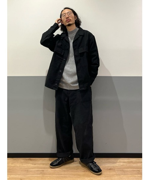 Salt&Pepper(ソルトアンドペッパー)の「【Salt&Pepper】ミリタリーオーバーシャツ(シャツ/ブラウス・メンズ・ブラック/オリーブ・S/M/L/XL)」の9枚目の写真