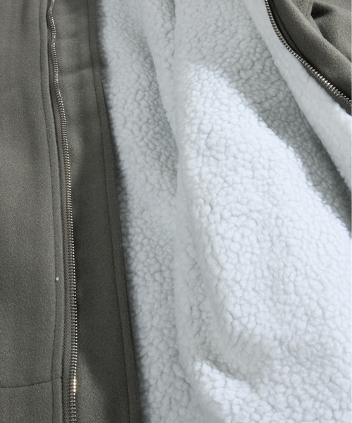 【セール】【neos -addictive design-】ビッグシルエット 裏ボア バルーンスリーブ コート ジャケット（ブルゾン）｜neos（ネオス）