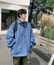 EFFECTION（エフェクション）の「【neos】ビッグシルエット 裏ボア バルーンスリーブ コート ジャケット（ブルゾン）」