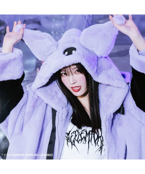 REFLEM×クロミ　ファーパーカー　パープル REFLEM（レフレム）の「REFLEM × クロミ ファーパーカー（パーカー