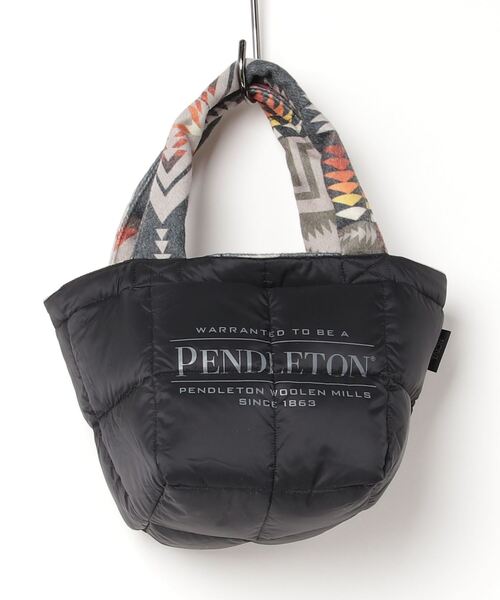 PENDLETON(ペンドルトン)の「【 PENDLETON / ペンドルトン 】 【 TAION / タイオン 】 リバーシブル ランチ トートバッグ S LUNCH TOTE BAG REV(トートバッグ・メンズ・ブラック・FREE)」の6枚目の写真