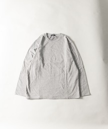 クルーネック 長袖 裏起毛Tシャツ