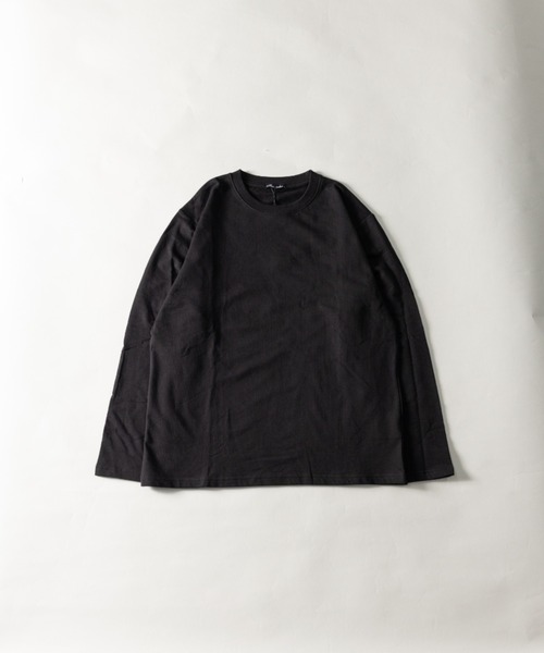 BARCEDOS（バルセドス）の「クルーネック 長袖 裏起毛Tシャツ（Tシャツ/カットソー・メンズ・ホワイト/ブラック/杢グレー/ワイン・L/LL/M）」の3枚目の写真