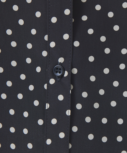 Rouge vif(ルージュヴィフ)の「ドット柄ボウタイブラウス(シャツ/ブラウス・レディース・ブラック/ネイビー・フリー)」の15枚目の写真