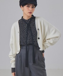 Rouge vif | ドット柄ボウタイブラウス(シャツ/ブラウス)