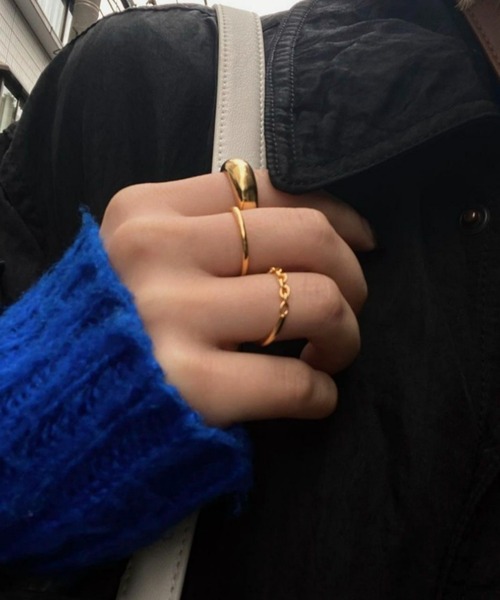 CIAOPANIC（チャオパニック）の「【Keyon/キーオン】everyday（3 set ring）（リング・レディース・ゴールド/シルバー・FREE）」の13枚目の写真
