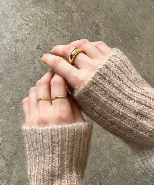 CIAOPANIC（チャオパニック）の「【Keyon/キーオン】everyday（3 set ring）（リング・レディース・ゴールド/シルバー・FREE）」の14枚目の写真