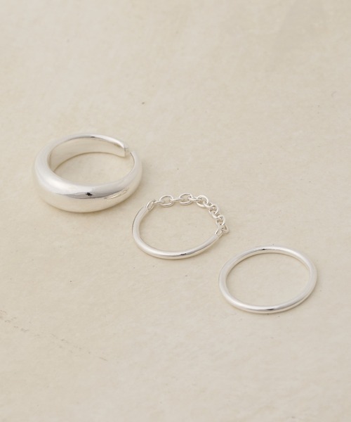 CIAOPANIC（チャオパニック）の「【Keyon/キーオン】everyday（3 set ring）（リング・レディース・ゴールド/シルバー・FREE）」の19枚目の写真