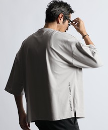 The DUFFER of ST.GEORGE | COOLMAX 2 LAYERS OVER SIZE TEE：2層構造クールマックス オーバーサイズ ビッグシルエットTシャツ(Tシャツ/カットソー)