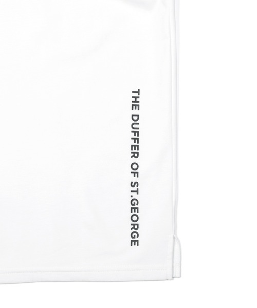 The DUFFER of ST.GEORGE（ザダファーオブセントジョージ）の「COOLMAX 2 LAYERS OVER SIZE TEE：2層構造クールマックス オーバーサイズ ビッグシルエットTシャツ（Tシャツ/カットソー・メンズ・ブラック/グレイッシュベージュ/ホワイト/ネイビー/チャコールグレー・SMALL/MEDIUM/LARGE/X-LARGE/XX-LARGE）」の17枚目の写真