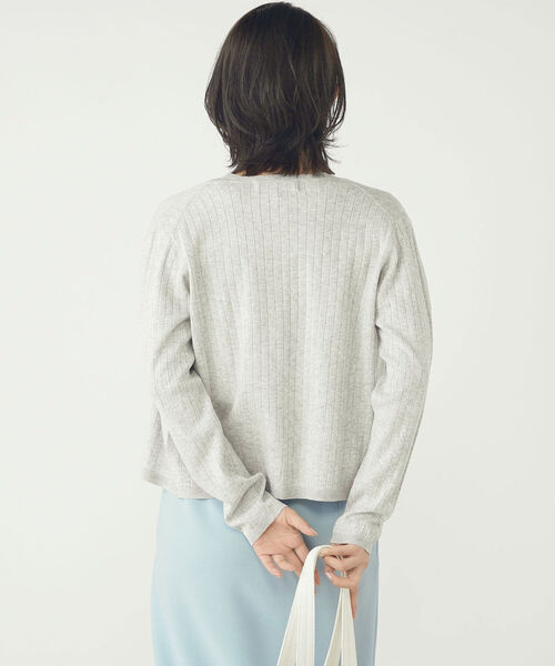 ノーリーズソフィ　カーディガン NOLLEY'S sophi ミントグリーン ノーリーズソフィー NOLLEY'S sophi 《手洗い可能