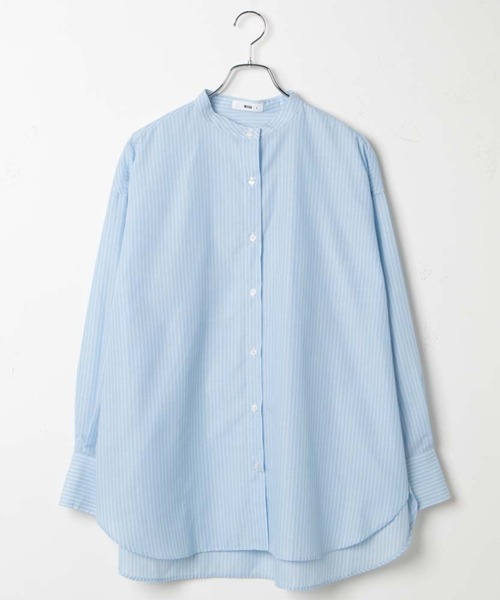 WEGO(ウィゴー)の「WEGO/【2WAY】BIGカラーチュニックブラウス(シャツ/ブラウス・レディース・ブルー系その他4/ホワイト・FREE)」の18枚目の写真