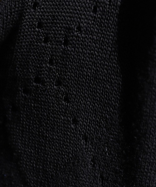 marka（マーカ）の「marka / マーカ：CARDIGAN - cotton × silk nep yarn -：M23A-06SW01C[COR]（カーディガン/ボレロ・メンズ・インディゴブルー/ブラック・2/1）」の8枚目の写真