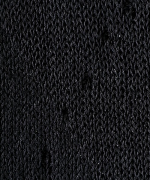 marka（マーカ）の「marka / マーカ：CARDIGAN - cotton × silk nep yarn -：M23A-06SW01C[COR]（カーディガン/ボレロ・メンズ・インディゴブルー/ブラック・2/1）」の17枚目の写真