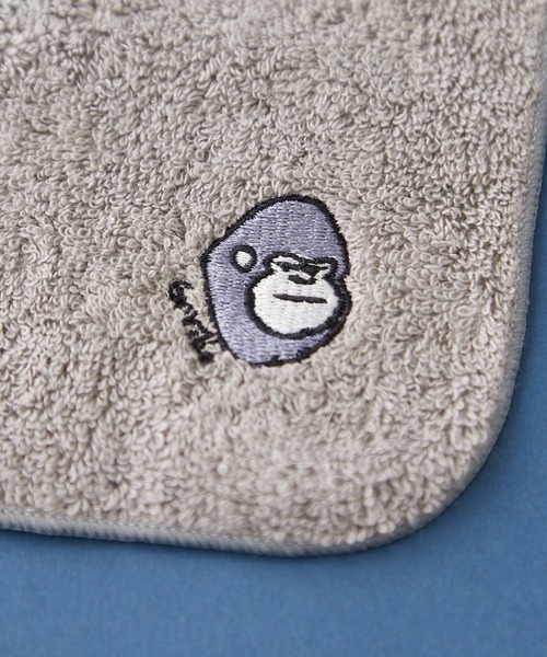 BIRTHDAY BAR(バースデイバー)の「ゴリラ刺繍ハンカチ(ハンカチ/ハンドタオル・レディース・ブラック/グレー・フリー)」の6枚目の写真