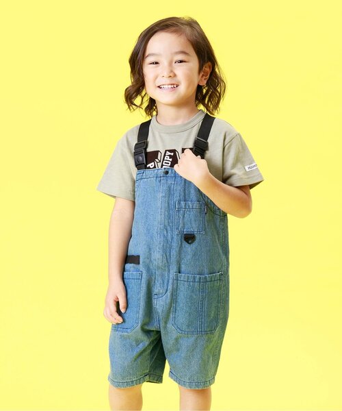 F.O.KIDS（エフオーキッズ）の「オーバーオール（サロペット/オーバーオール・キッズ・インディゴブルー/ベージュ/ブラック/その他10・110/90/100/130/80/120/140）」の4枚目の写真