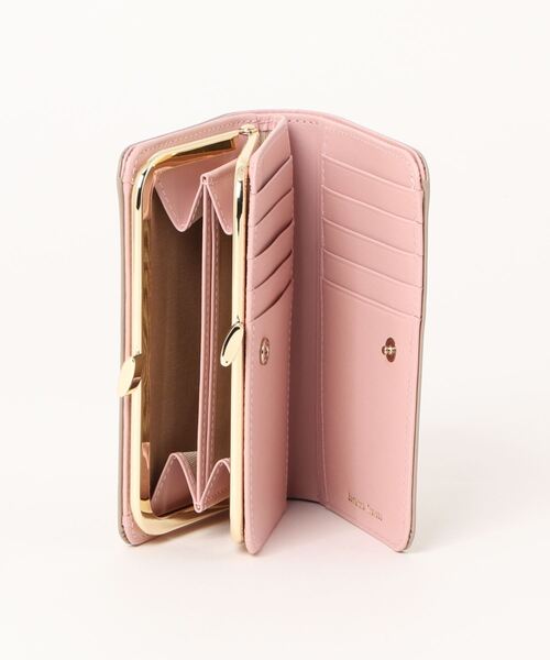 Samantha Thavasa（サマンサタバサ）の「スマートバイカラー 口金折財布（財布・レディース・ブラック/ピンクベージュ/グレイッシュベージュ/ミント/ラベンダー・FREE）」の14枚目の写真