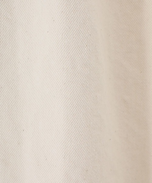 CIOTA（シオタ）の「CIOTA / シオタ：ホワイト スビンコットン 13.5oz ストレートデニム：NPTM-1STB-OF-OW[STD]（デニムパンツ・メンズ・オフホワイト・32inch/31inch）」の9枚目の写真