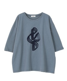 Plantation プランテーション 幾何学柄 天竺コット Tシャツ